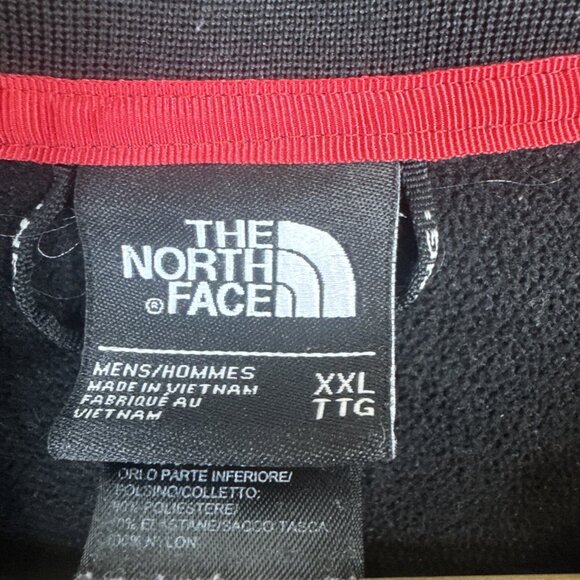The North Face Men’s XXL Full Zip Hybrid Jacket Black Bomber Style - Picture 6 of 8